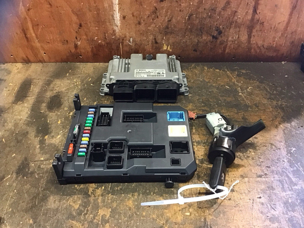 PEUGEOT 207 1.4 HDI ECU KIT 9677030080 BOSCH 0281017336 DIESEL 8HR 2009 20122