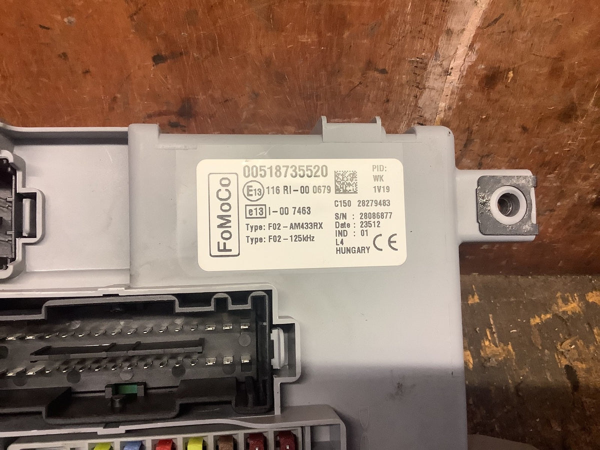 FORD KA MK2 1.2 PETROL ECU KIT IAW 5SF9.AC D419 2008 201512