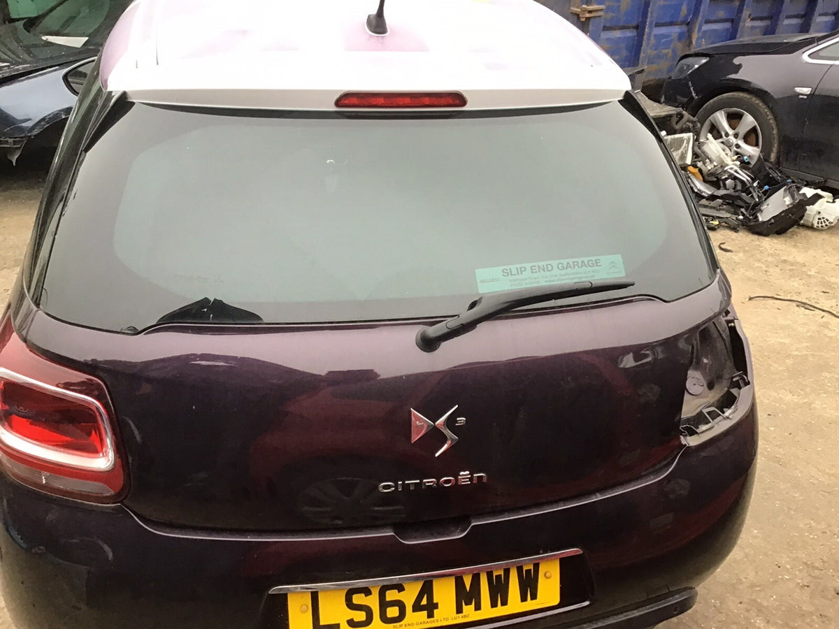 CITROEN DS3 TAILGATE IN WHISPER RED PURPLE PAINT CODE ERU 2010 20180