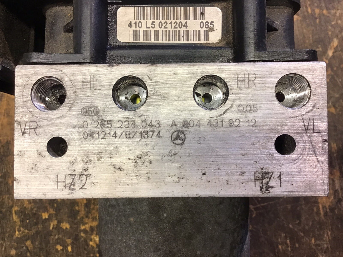 MERCEDES A CLASS W169 ABS PUMP MODULE A0044319212 0265234043 2005 20122