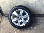 VOLKSWAGEN POLO 9N3 ALLOY WHEEL 15'' 6Q0601025R WITH TYRE 195X55X15 2005 20090