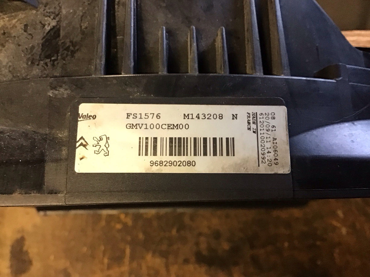 CITROEN C3 MK2 PEUGEOT 207 1.4 1.6 PETROL RADIATOR COOLING FAN 9682902080 10 154