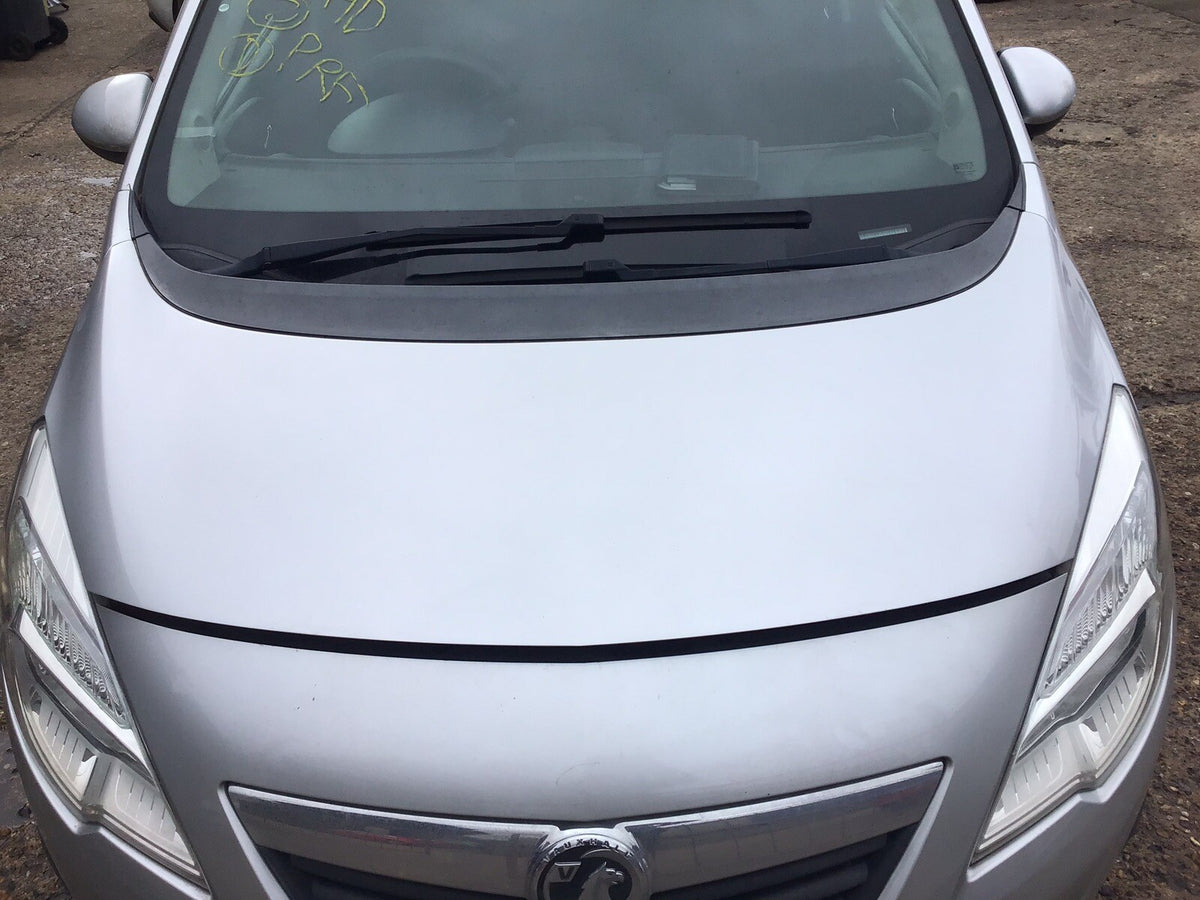 VAUXHALL MERIVA B BONNET IN SILVER PAINT CODE Z157 2AU  2010-20174