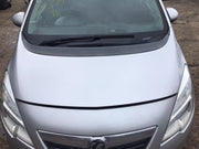 VAUXHALL MERIVA B BONNET IN SILVER PAINT CODE Z157 2AU  2010-20174