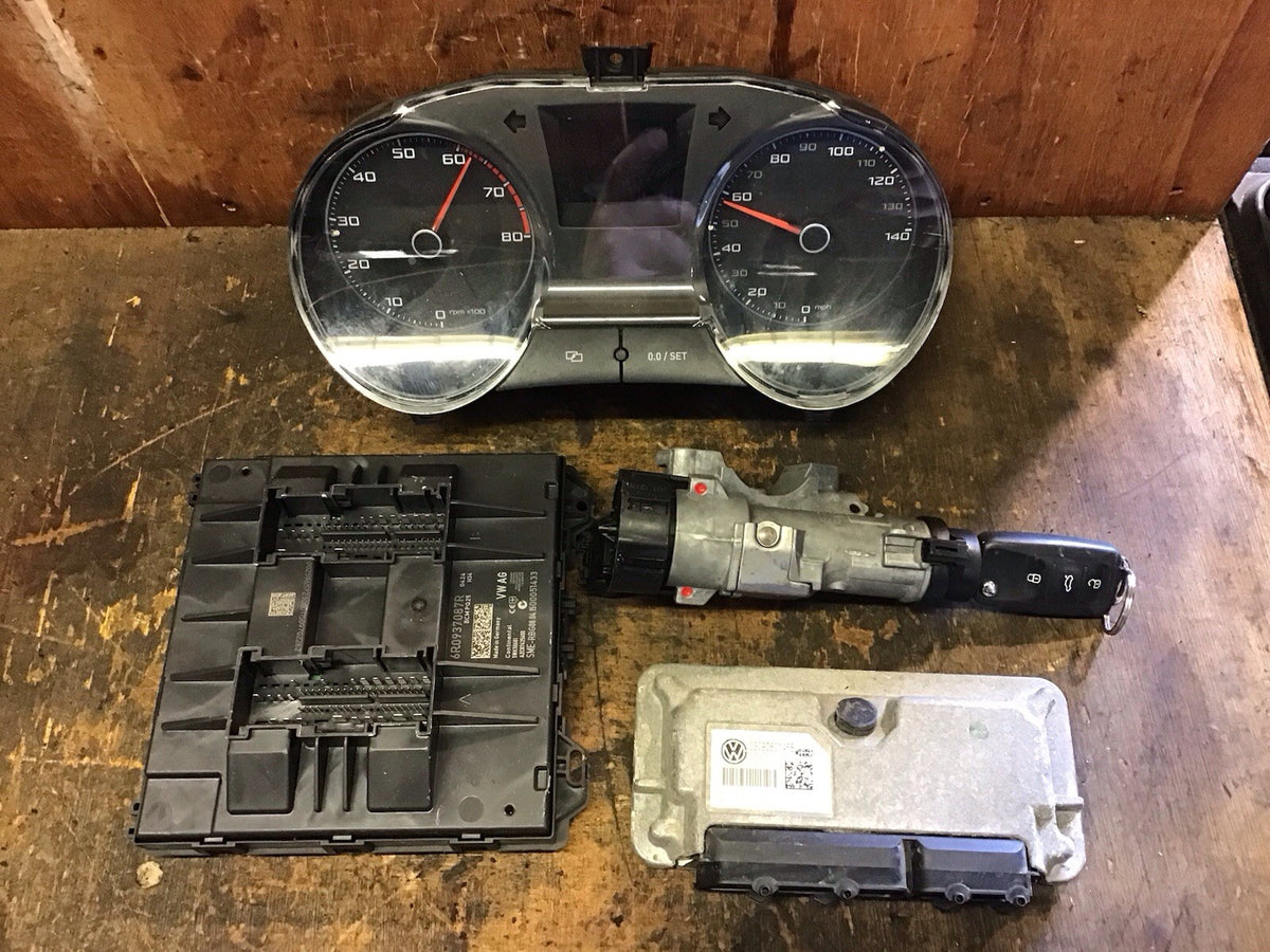 SEAT IBIZA 6J 1.4 PETROL ECU KIT 03C906014FB CGGB 2012 20171