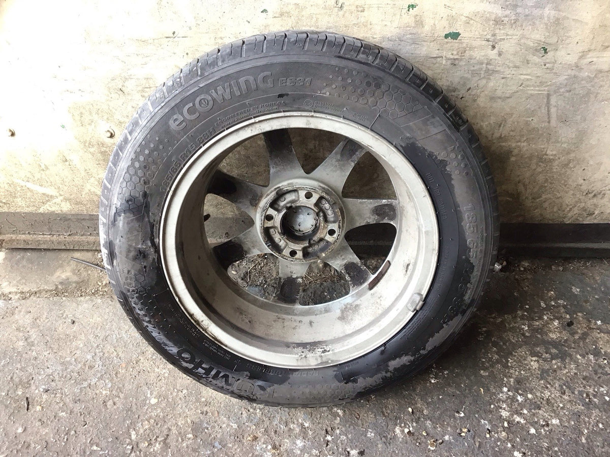 PEUGEOT 208 MK1 ALLOY WHEEL 15'' TYRE 185X65X15 9673773577 2012 20196
