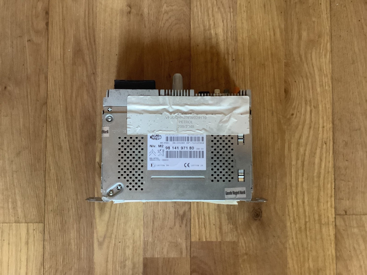 PEUGEOT 208 RADIO CD PLAYER CONTROL UNIT 9814197180 2012 20181