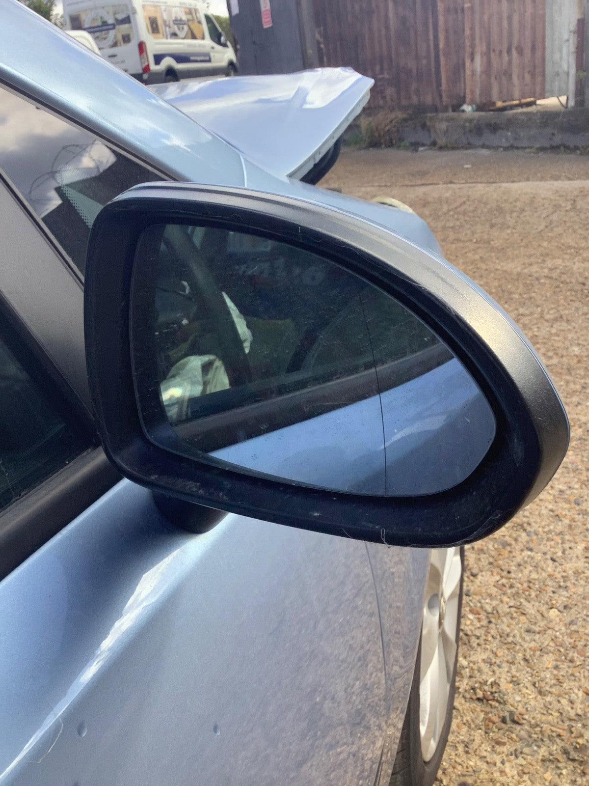 VAUXHALL CORSA D DRIVERS SIDE O/S WING MIRROR CRINAN BLUE Z22R 2006 20141