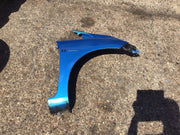 HONDA JAZZ MK3 DRIVERS  SIDE O/S WING  CERULEAN BLUE BG53M 2009 20141