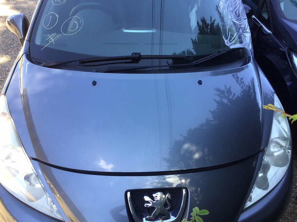 PEUGEOT 207 BONNET THORIUM GREY METALLIC PAINT CODE KTH 2006 20122