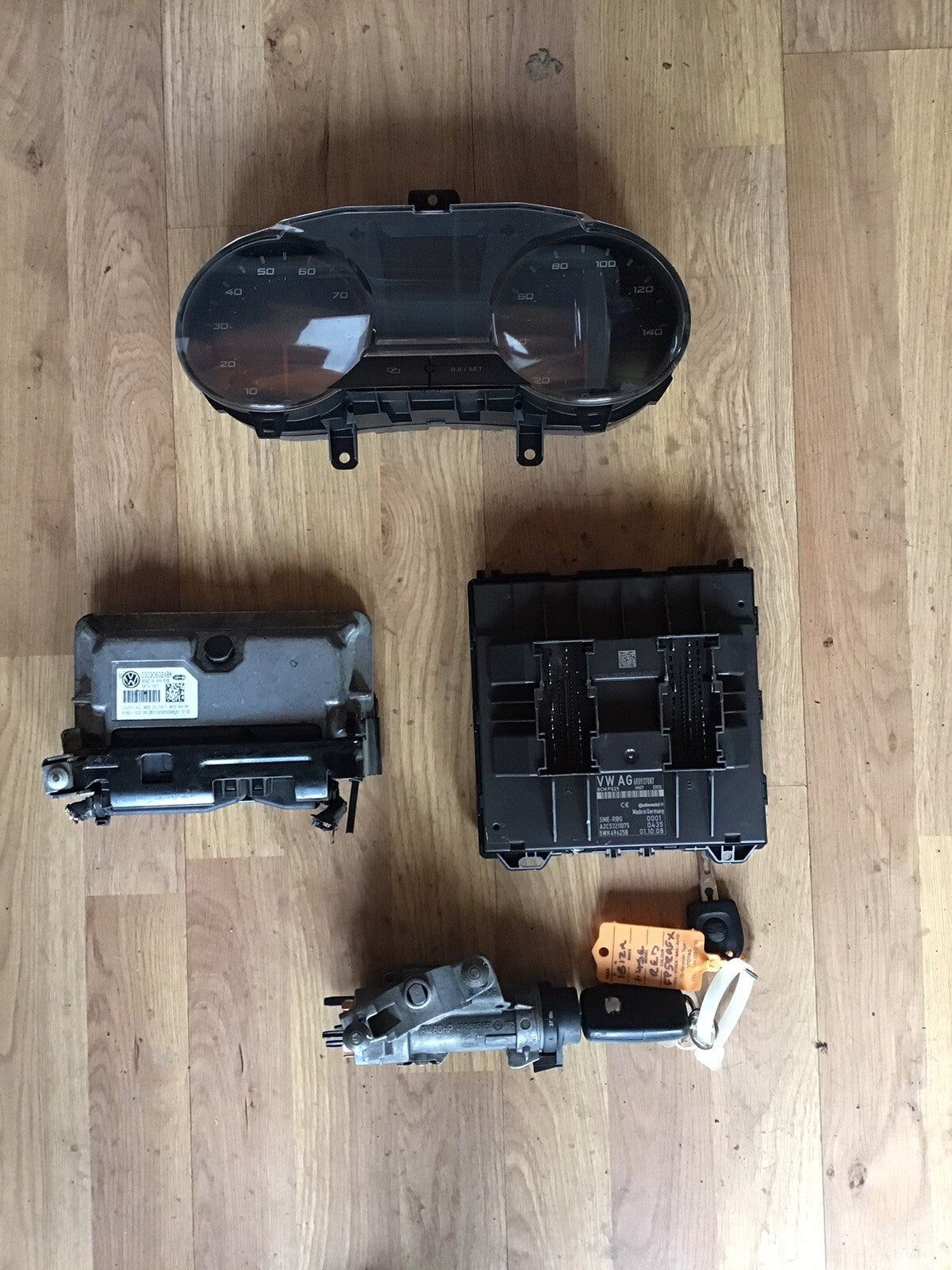 SEAT IBIZA MK4 6J 1.4 PETROL ECU KIT 03C906024BK 2008 20121