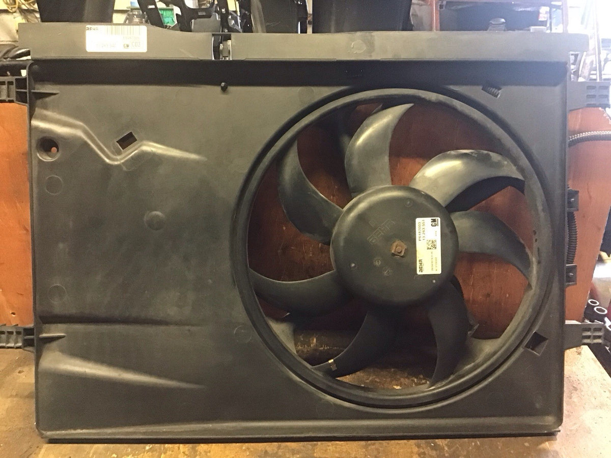 VAUXHALL CORSA  1.0 PETROL RADIATOR FAN COOLING 13263540 2010 20140