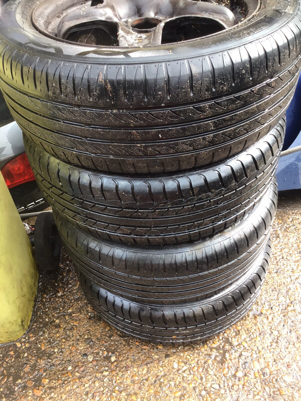VAUXHALL ASTRA H VAN SPARE WHEEL 16'' 2160131 STEEL RIM TYRE 205X55X16 2005 20135