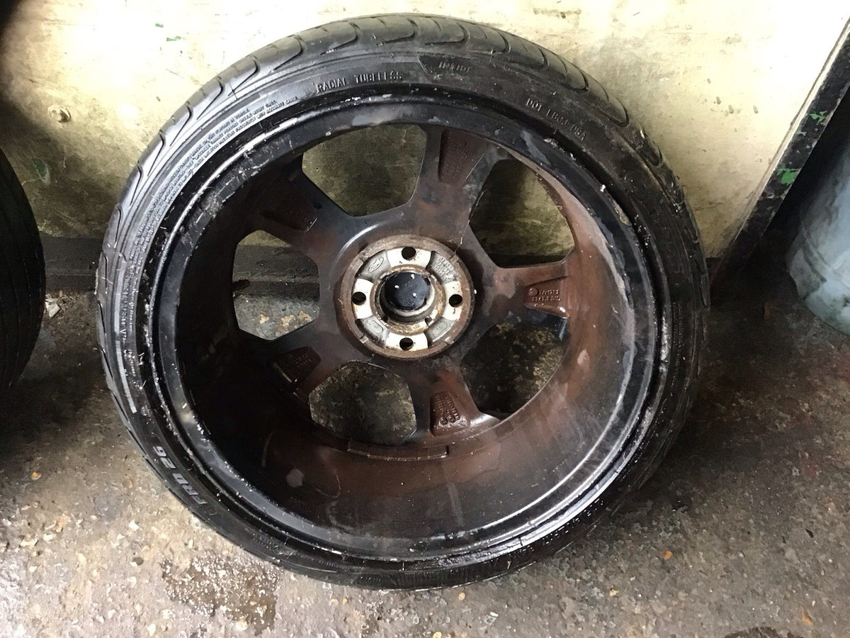 FORD FIESTA  ST BLACK ALLOY WHEEL AND TYRE 17"  7Jx17 ET47.5 C1BC TBFC6