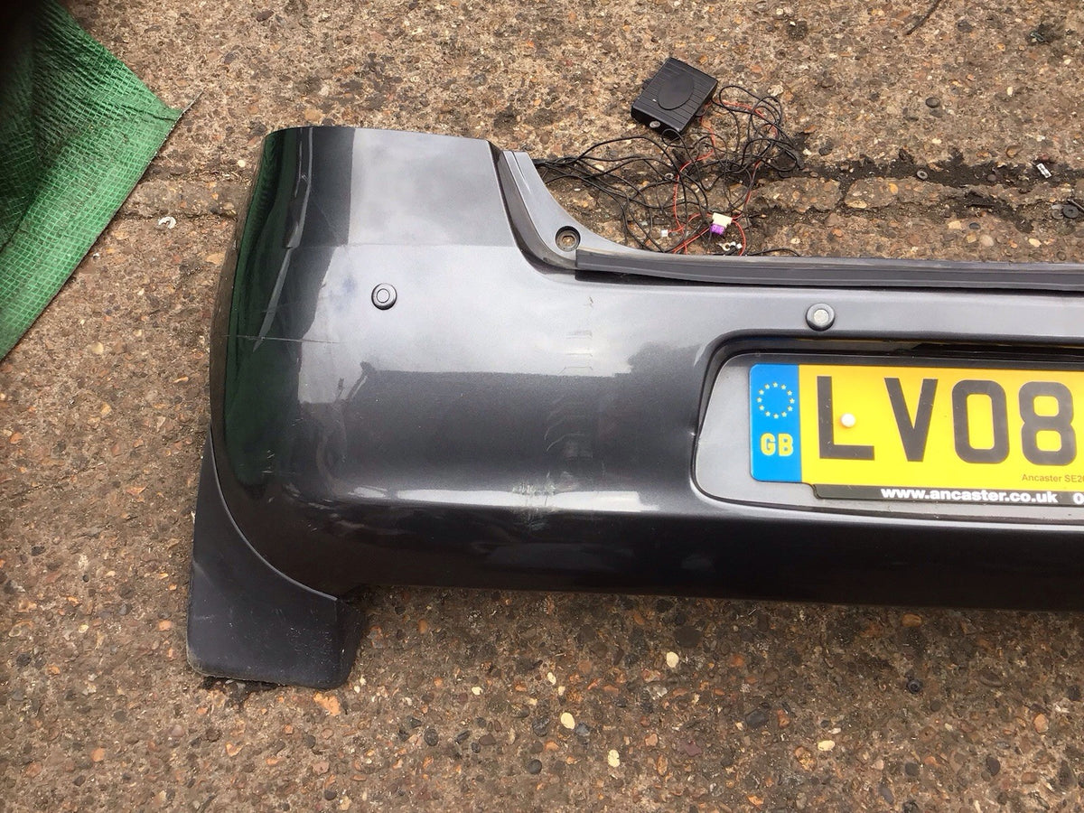 TOYOTA YARIS MK2 REAR BUMPER IN MAGNETIC GREY MET 1G3  5 DOOR 2006 20103