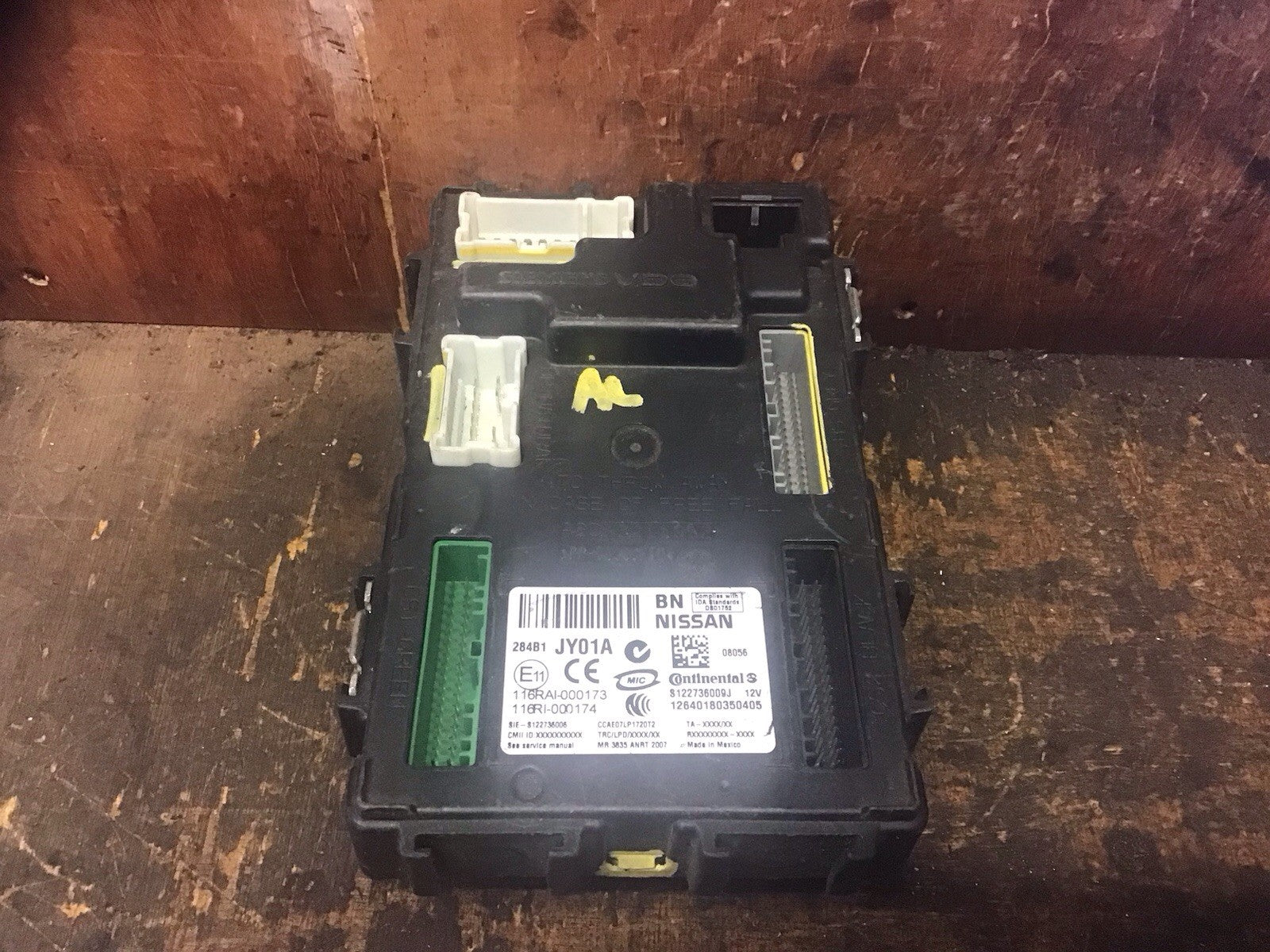 RENAULT KOLEOS BODY CONTROL UNIT 284B1JY01A 2007 20161