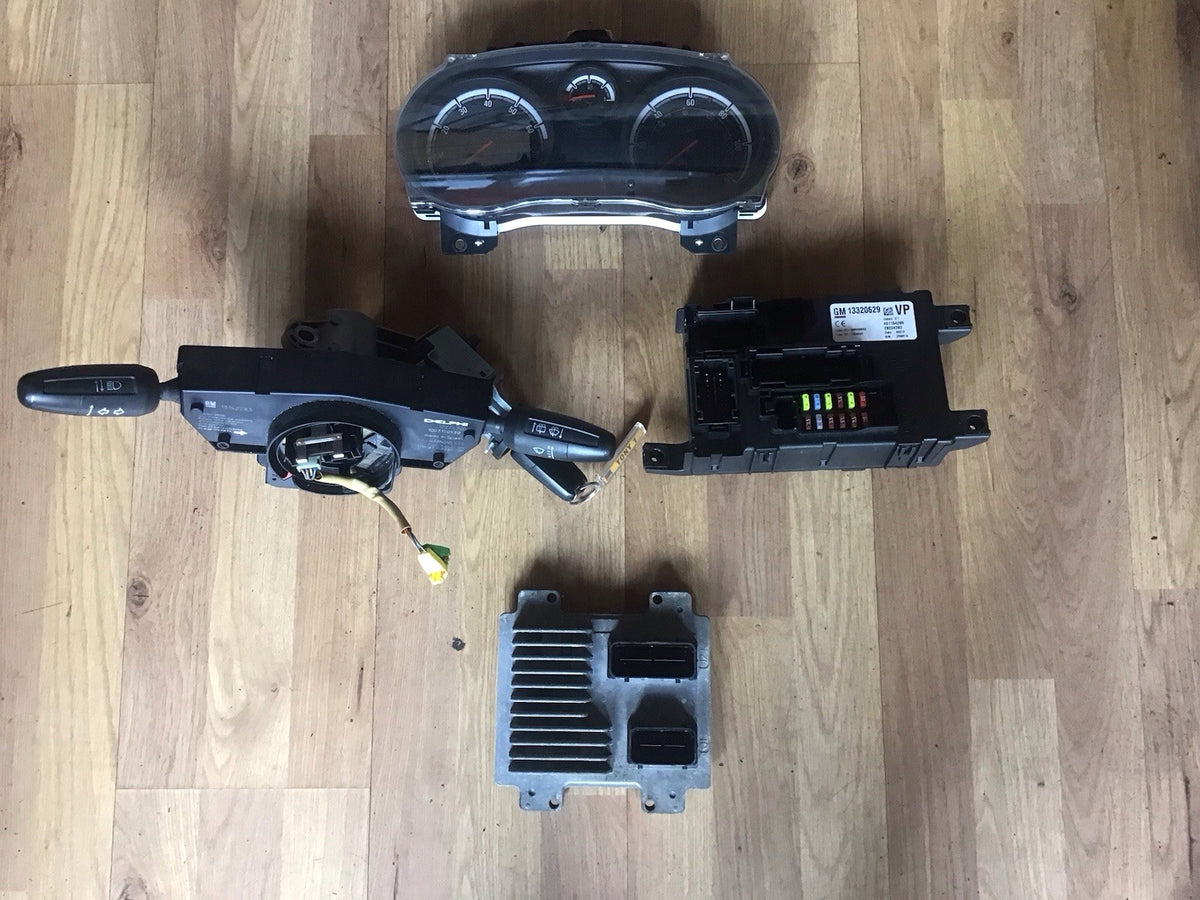 VAUXHALL CORSA D 1.2 PETROL ECU KIT 55576685 2010 20141