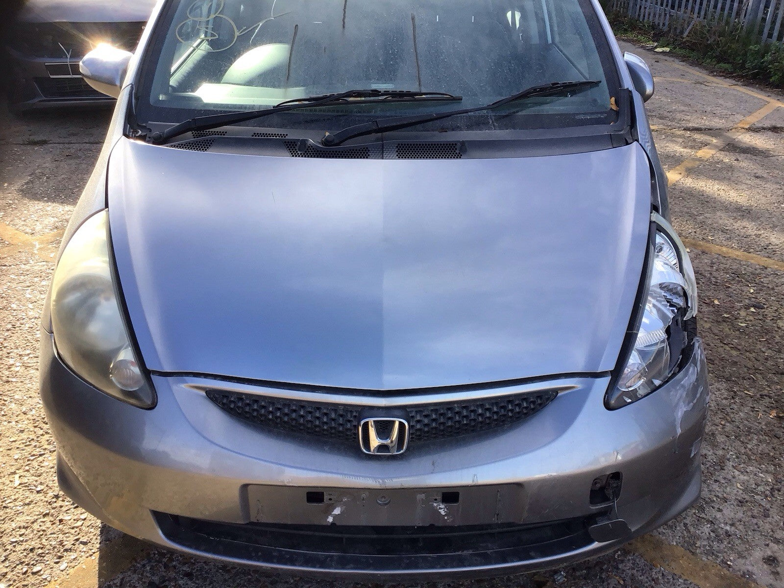 HONDA JAZZ MK2 BONNET STORM SILVER NH642M  2002-20081