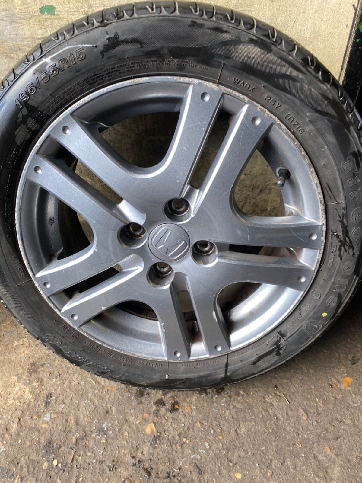 HONDA  JAZZ MK2  ALLOY WHEEL 15'' TYRE 185X55X15 SAA 560C 2002 20082