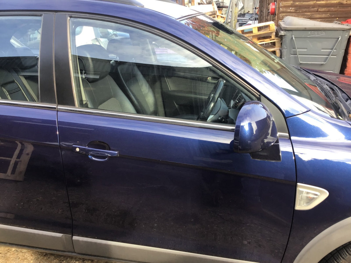 CHEVROLET CAPTIVA MK1 DRIVER'S SIDE O/S/F FRONT DOOR POSEIDON BLUE GKH 2007 20121