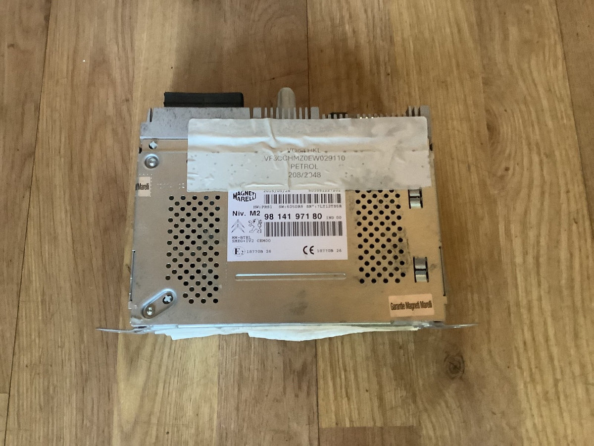 PEUGEOT 208 RADIO CD PLAYER CONTROL UNIT 9814197180 2012 20182