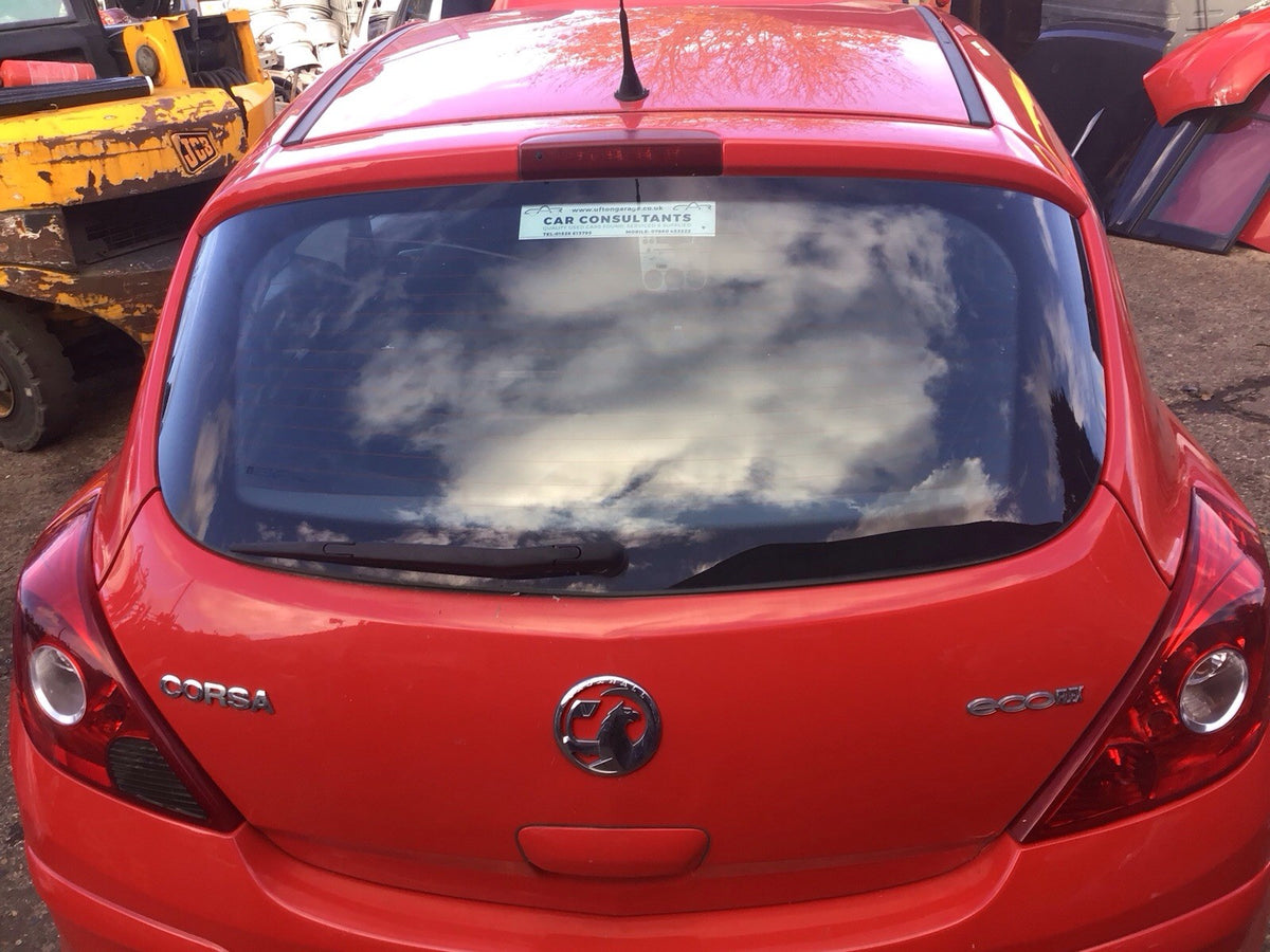 VAUXHALL CORSA D TAILGATE  FLAME RED Z547 3 DOOR MODEL 2006 20143