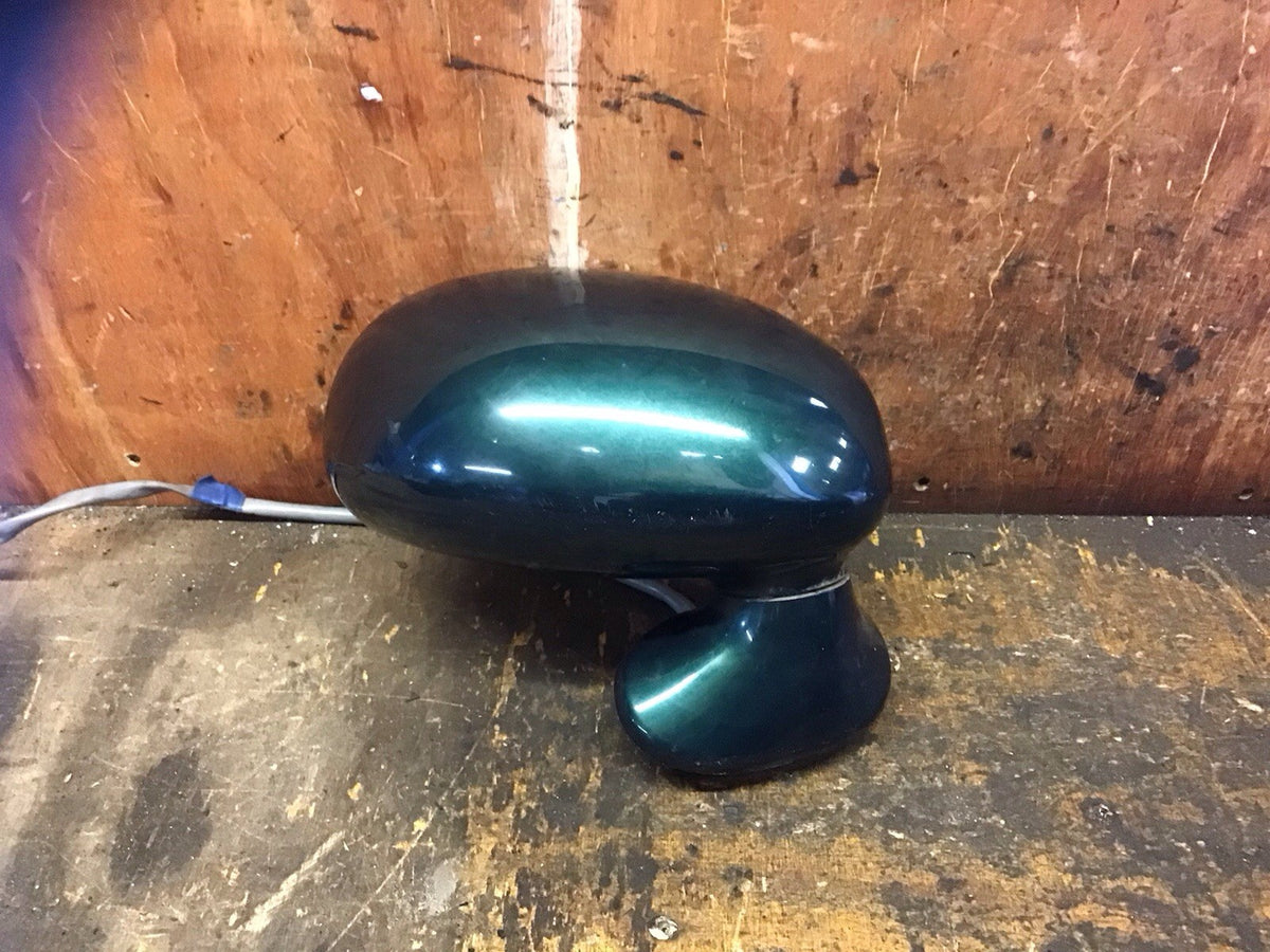 DAIHATSU COPEN DRIVERS SIDE O/S DOOR MIRROR IN GREEN METALLIC L880 2003 20074