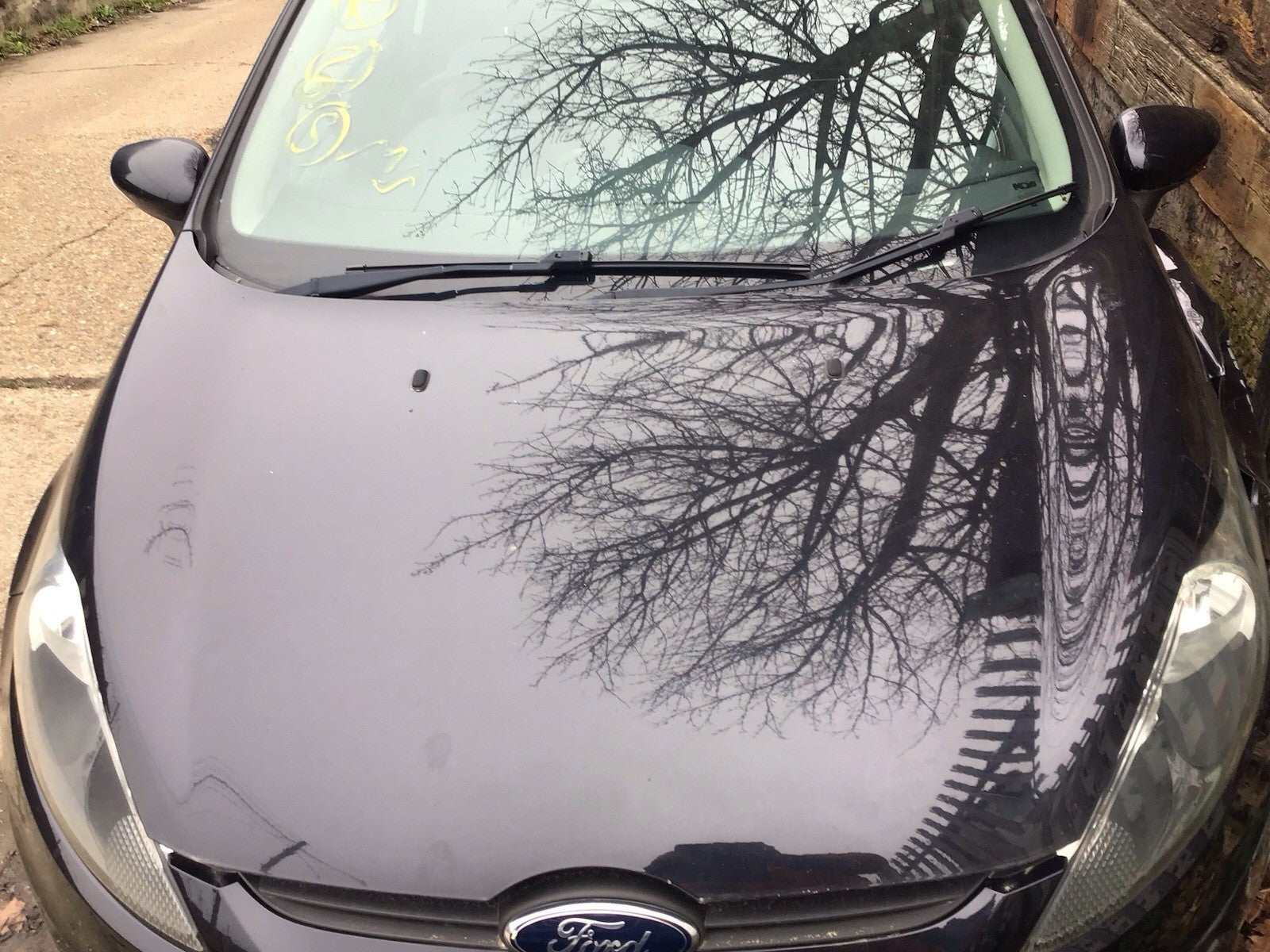 FORD FIESTA MK7 BONNET PANTHER BLACK 2009 20120