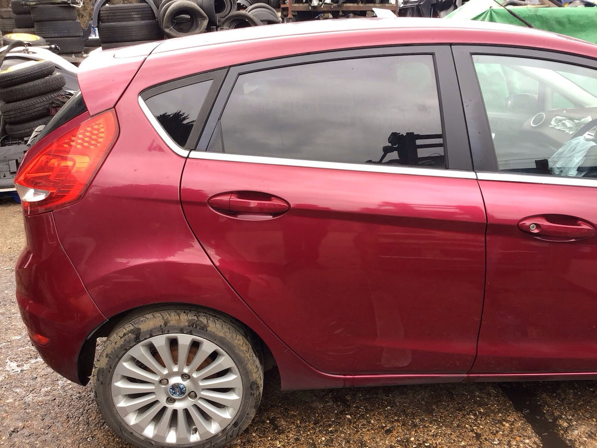FORD FIESTA MK7 DRIVER'S SIDE O/S REAR DOOR IN HOT MAGENTA  2009 20170