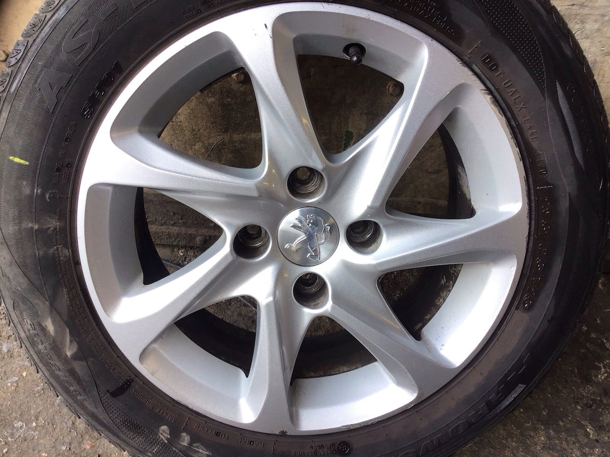 PEUGEOT 208 MK1 ALLOY WHEEL 15'' TYRE 185X65X15 9673773577 2012 20193