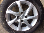 PEUGEOT 208 MK1 ALLOY WHEEL 15'' TYRE 185X65X15 9673773577 2012 20193