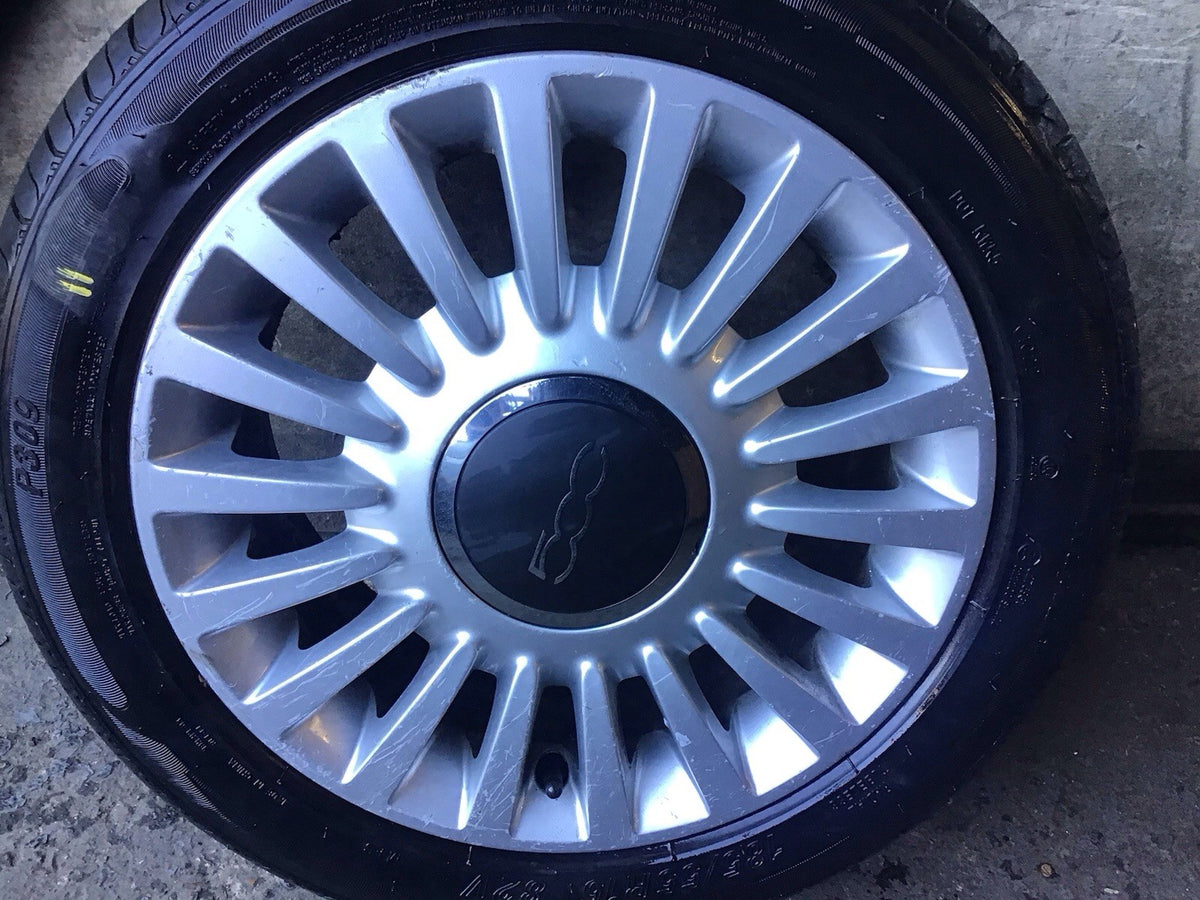 FIAT 500 ALLOY WHEEL 15" 51845435 WITH TYRE 185X55X15 2008 20213