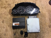 JAGUAR X TYPE 2.5 PETROL  ECU KIT 6X43 10K975 CS MANUAL AWD 2004 20091