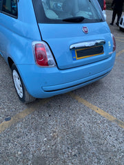 FIAT 500 REAR BUMPER AZZURRO CAPPELLINI PAINT CODE 952 2009 20134