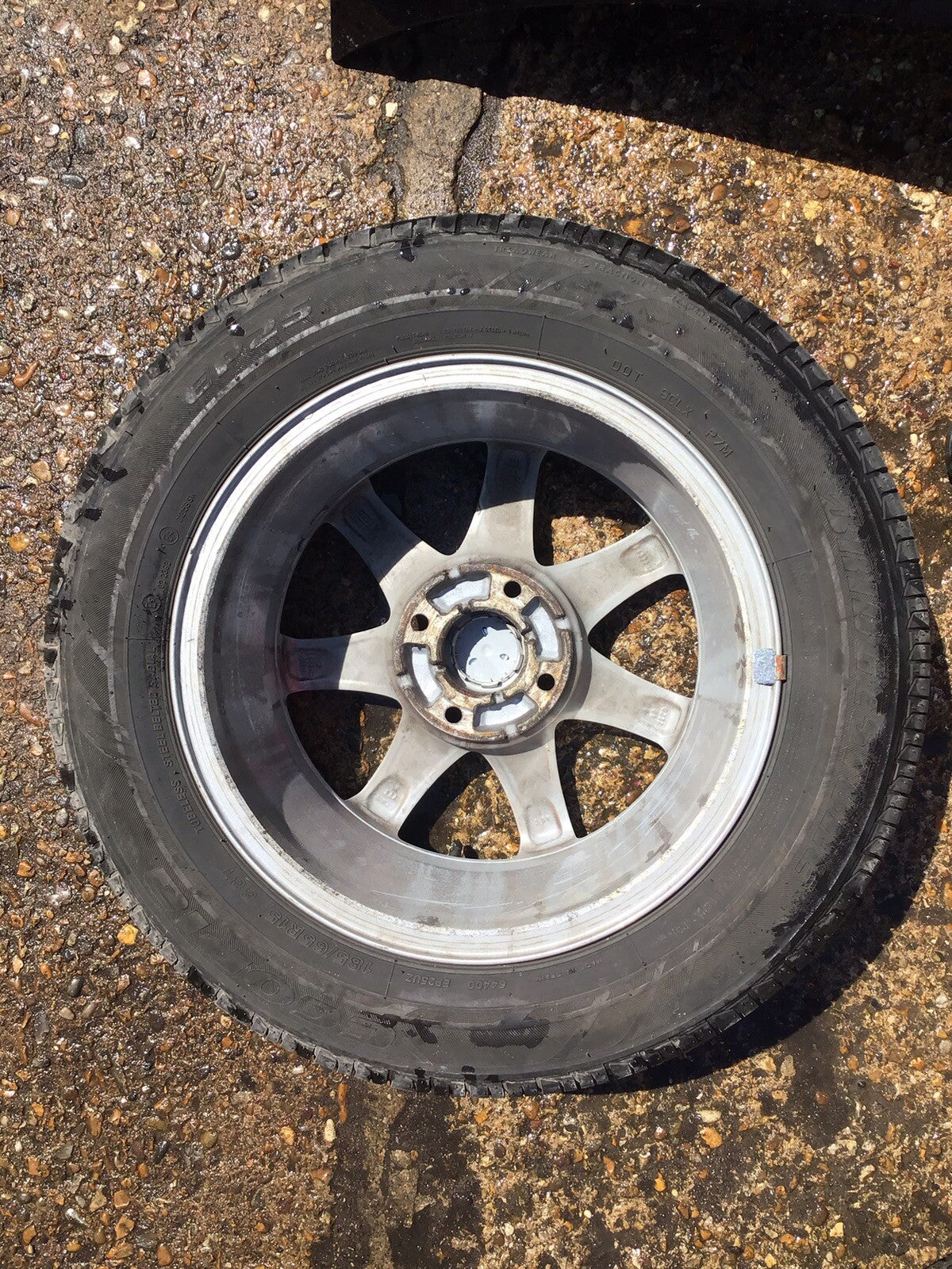 PEUGEOT 208 MK1 ALLOY WHEEL 15'' 9673773577 TYRE 185/65R15 2012 20187