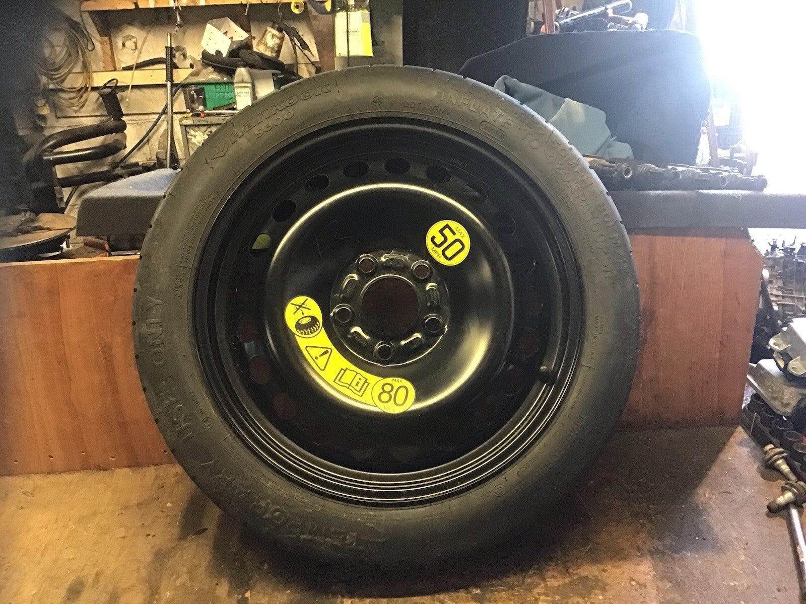 FORD FOCUS MK3 SPARE WHEEL 16'' STEEL RIM TYRE 125X70X16 2015 20181