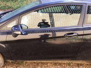 FORD FIESTA MK7 PASSENGER N/S SIDE DOOR PANTHER BLACK  3 DOOR MODEL 2008 20120