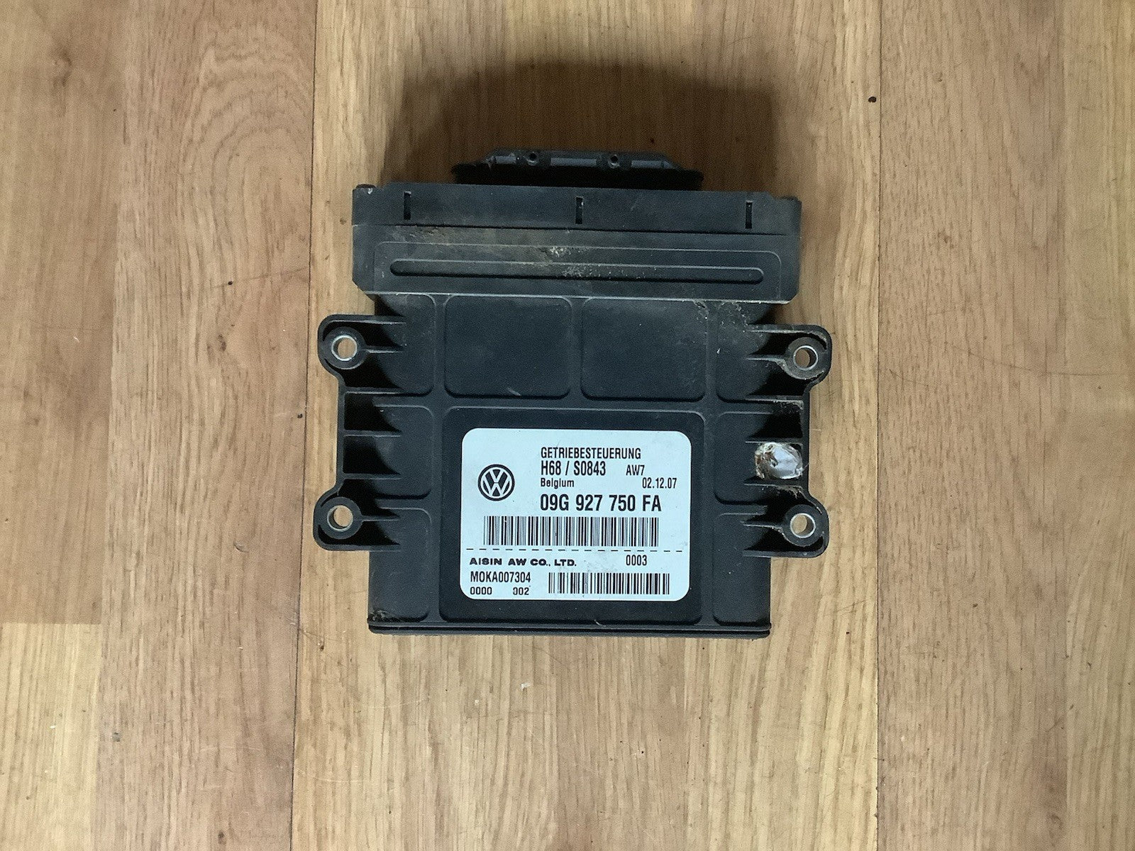 VOLKSWAGEN GOLF MK5 1.6 AUTOMATIC GEARBOX CONTROL MODULE ECU 09G927750FA 02 080