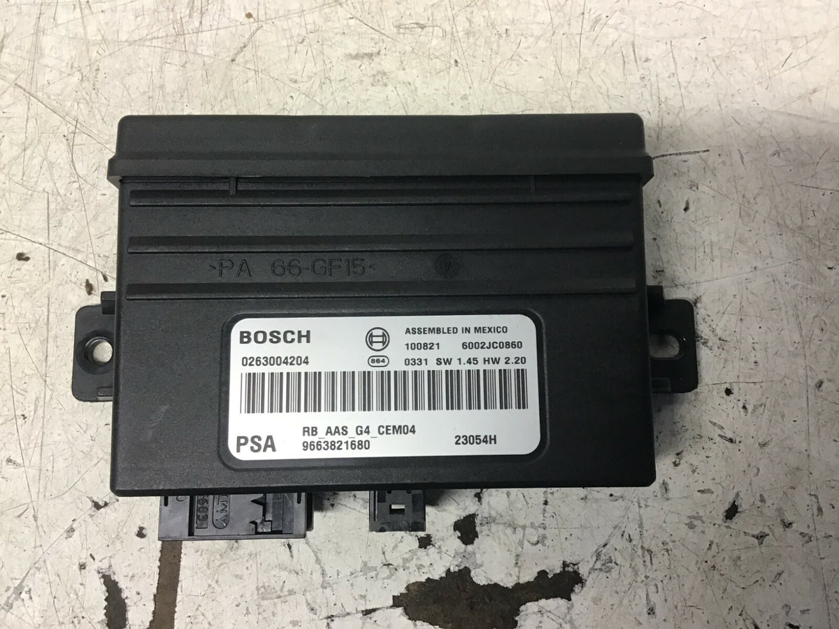 PEUGEOT 308 CC PARKING DISTANCE CONTROL UNIT 9663821680 PSA 2008 20121