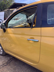 FIAT 500 PASSENGER'S SIDE N/S DOOR GIALLO SOLE CODE 712/A BARE 2008 20152
