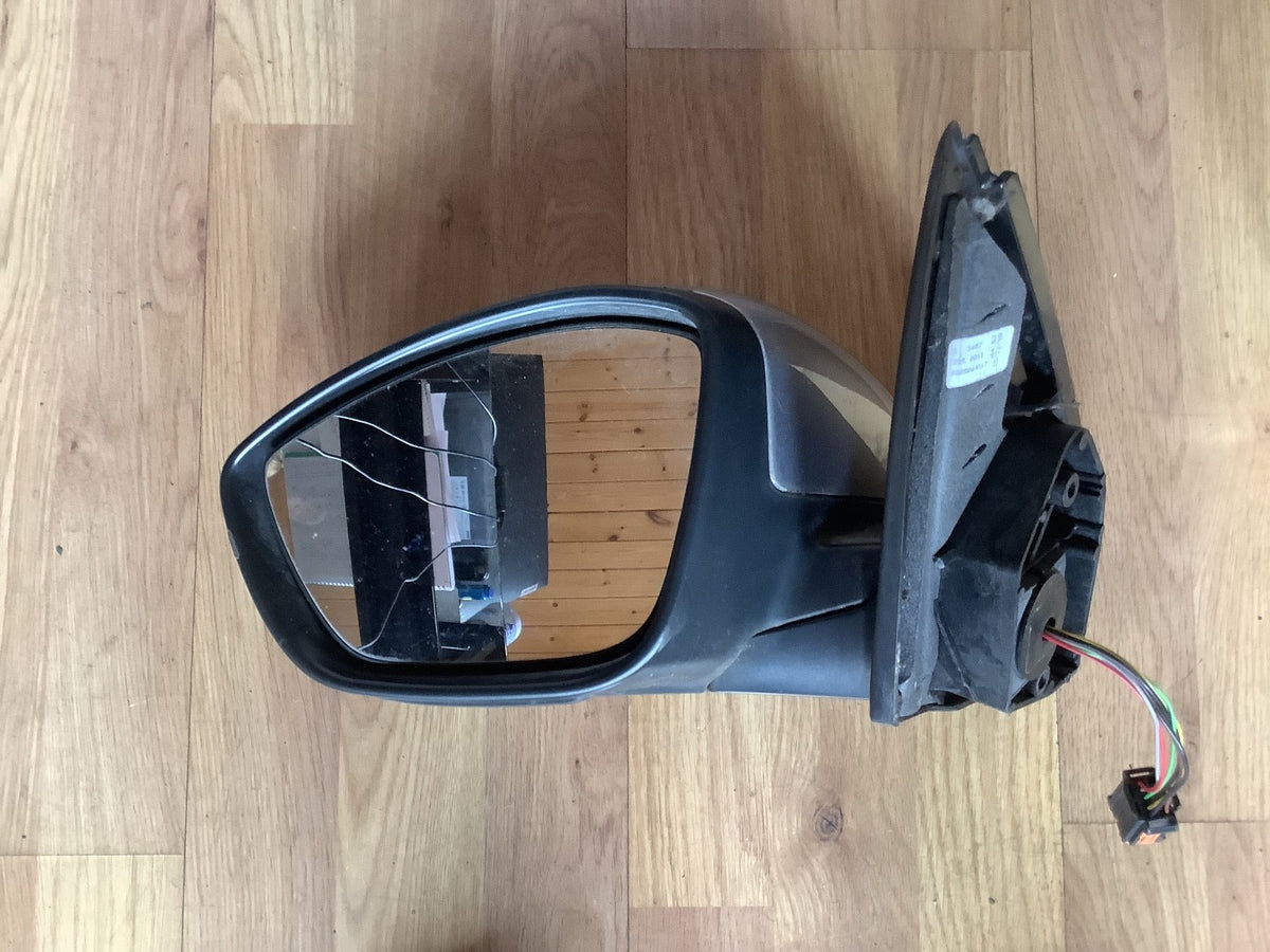 PEUGEOT 308 MK2 PASSENGER'S SIDE N/S DOOR MIRROR ARTENSE GREY KCA 2013 20190