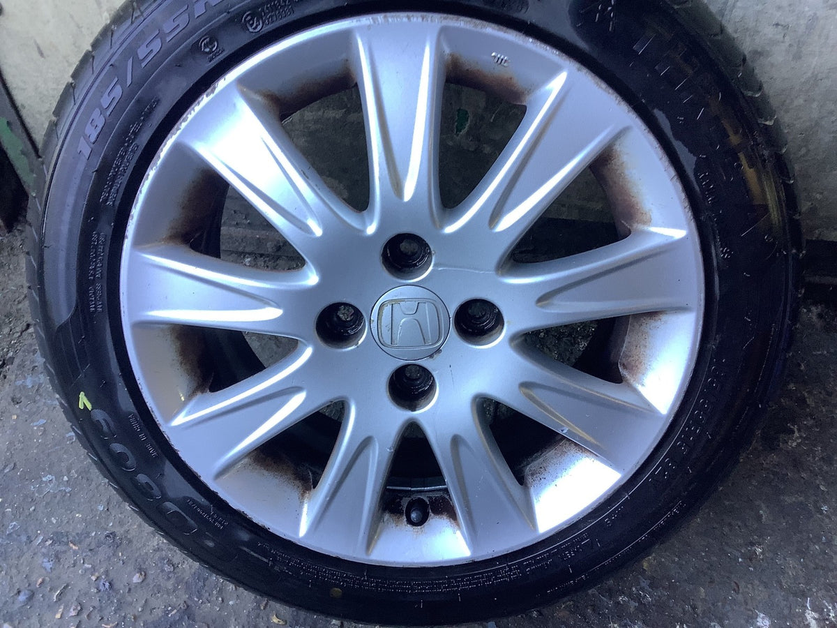 HONDA  JAZZ MK2 ALLOY WHEEL 15'' TYRE 185X55X15 SAA 560F 2002 20094