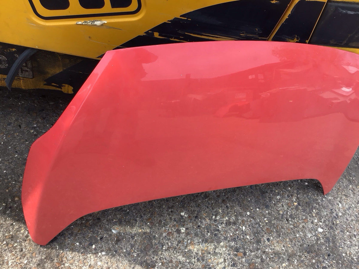 FORD KA BONNET SUNRISE RED NEEDS REPAIR 2009-20158
