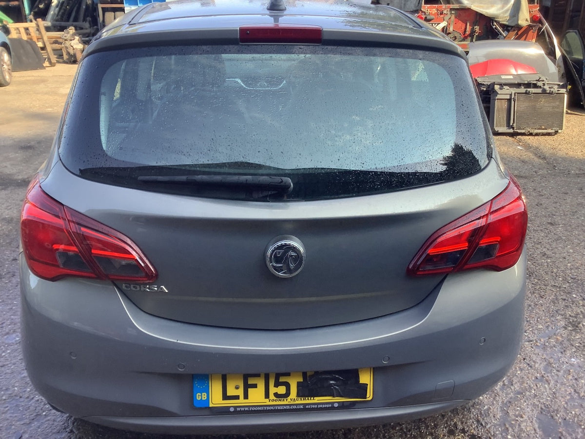 VAUXHALL CORSA E TAILGATE PEPPERDUST METALLIC Z40W 5 DOOR 2015 20192