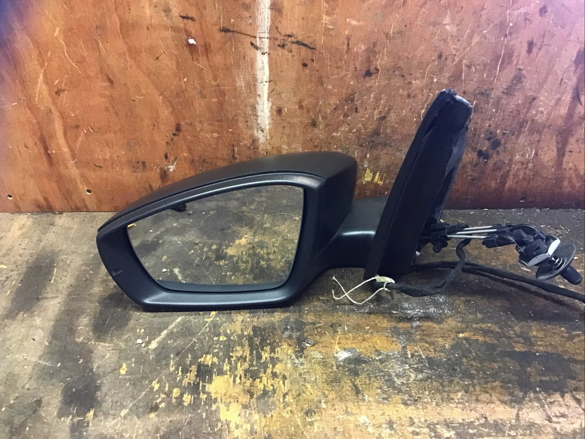 VOLKSWAGEN POLO 6R  PASSENGER'S SIDE MIRROR BLACK 6R2857501AG  2009 20153