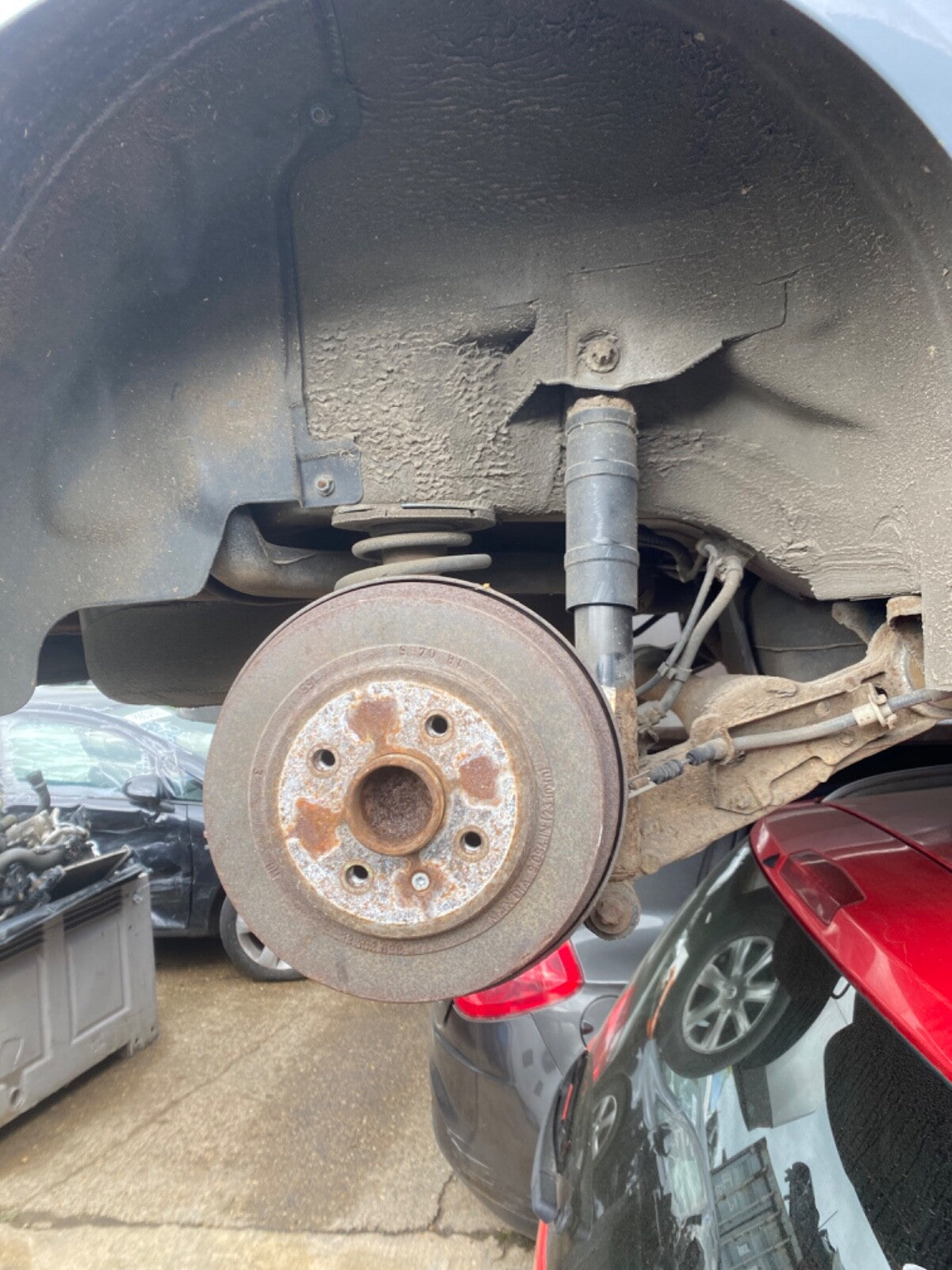 VAUXHALL ASTRA H REAR AXLE DRUM BRAKES 4 STUD ABS 2005 20100