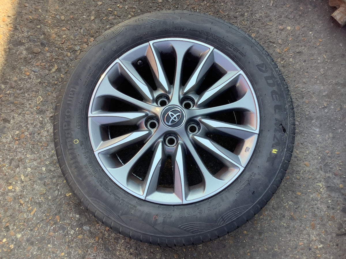 TOYOTA VERSO MK2 ALLOY WHEEL 16'' WITH TYRE 205X60X16 2013 20180