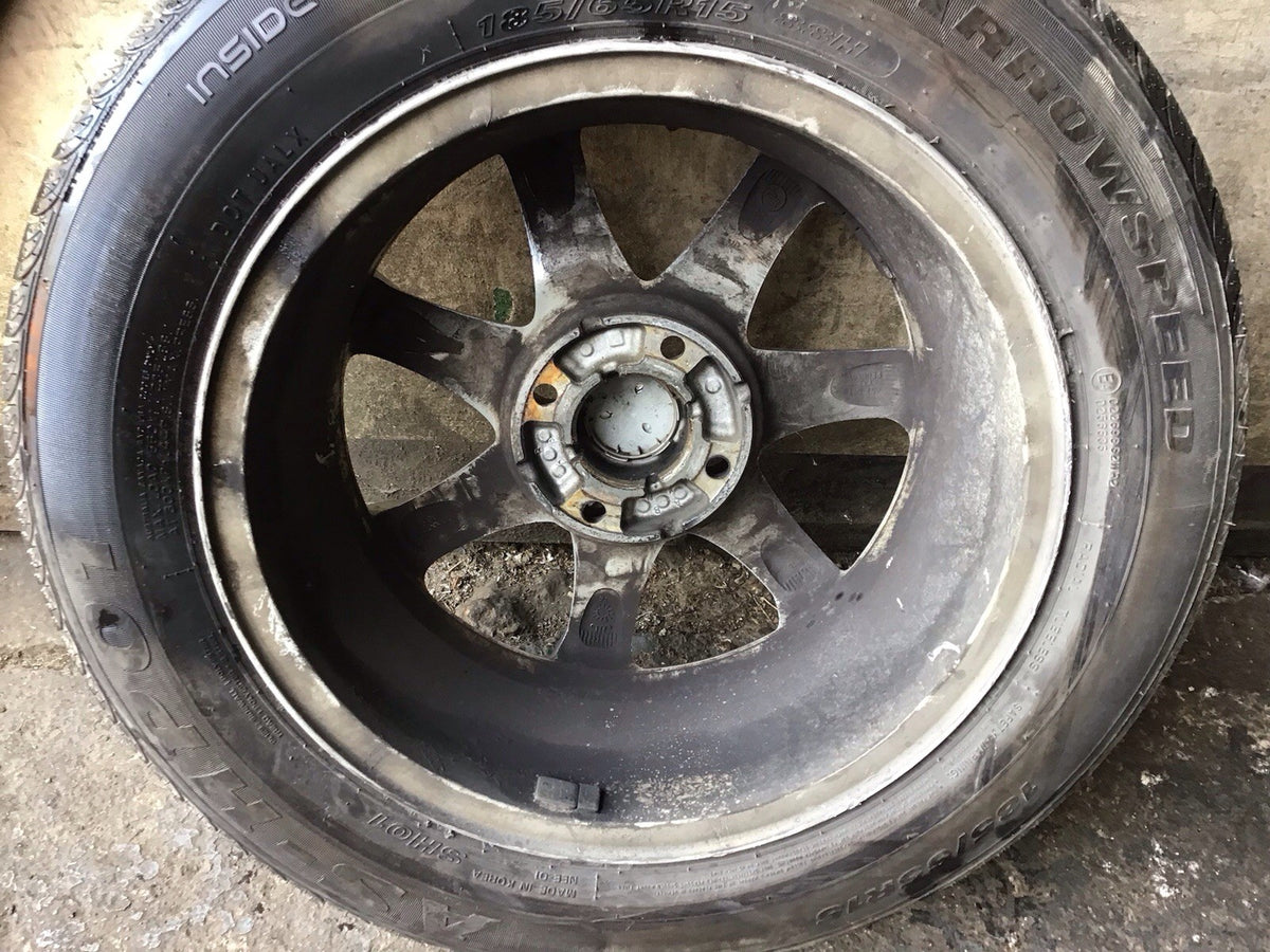 PEUGEOT 208 MK1 ALLOY WHEEL 15'' TYRE 185X65X15 9673773577 2012 20198