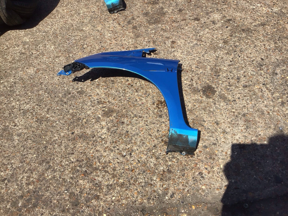 HONDA JAZZ MK3 PASSENGER'S SIDE N/S WING  CERULEAN BLUE BG53M 2009 20141