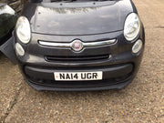 FIAT 500L FRONT BUMPER IN GREY METALLIC PAINT CODE 609/B COMPLETE 2013 20181